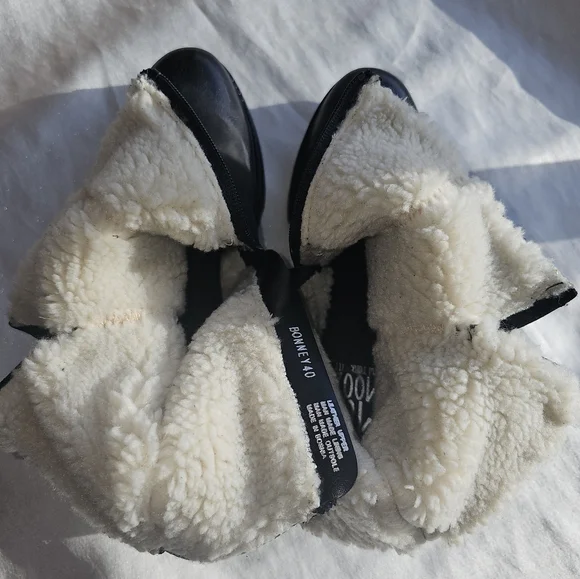 Miz Mooz Bonney Faux Shearling Lined Boots Sz EU40/US9-9.5